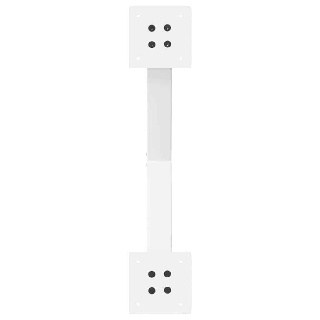 Noge za blagovaonski stol u obliku slova X, 2 kom, bijele, 57 x (72-73) cm, čelik
