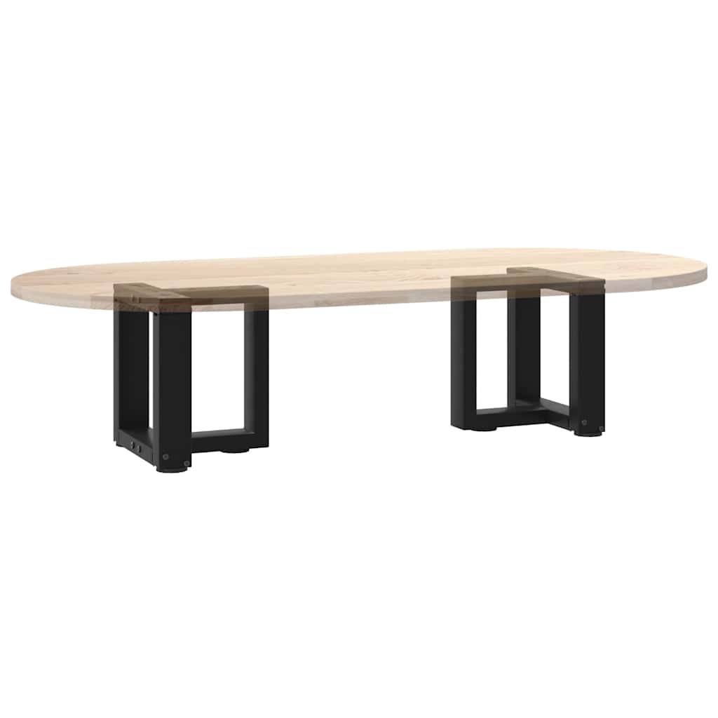 Noge za klub stolić T-oblika 2 kom Crne 30x25x(30-31) cm Čelik