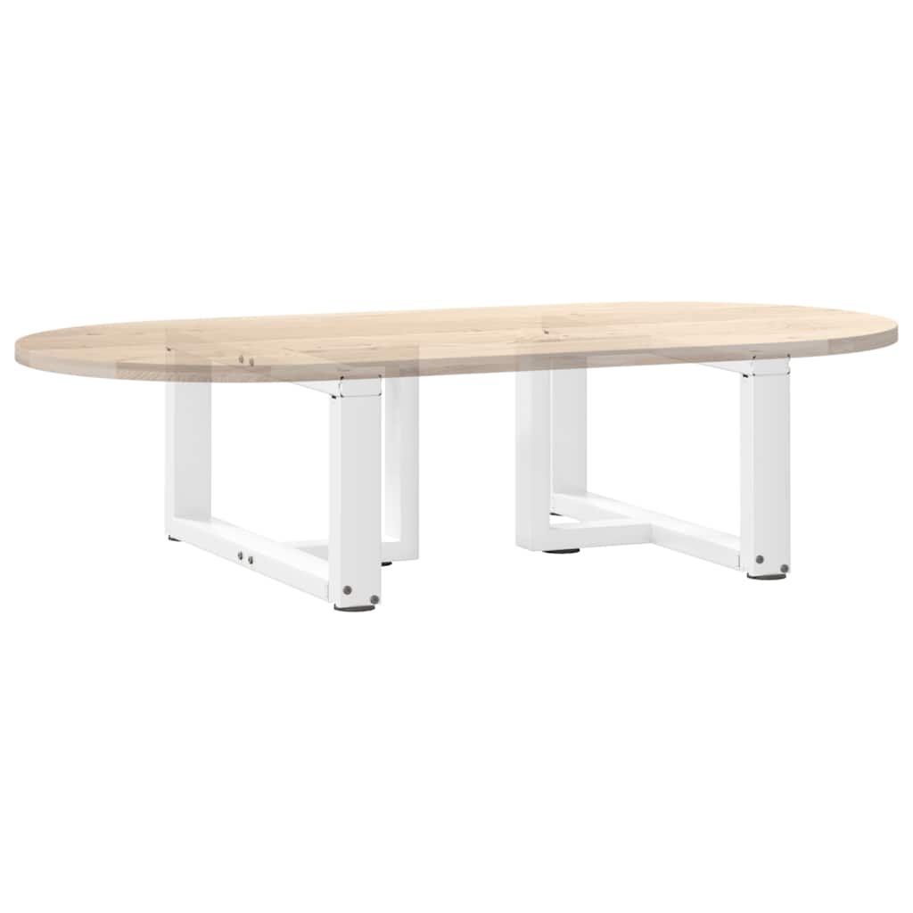 Noge za klub stolić T-oblika 2 kom Bijele 60x25x(30-31) cm Čelik