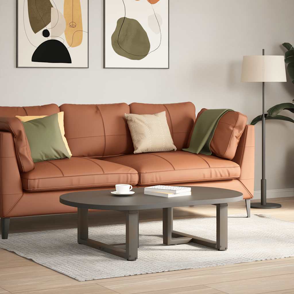 Noge za klub stolić T-oblika 2 kom Crne 70x25x(30-31) cm Čelik