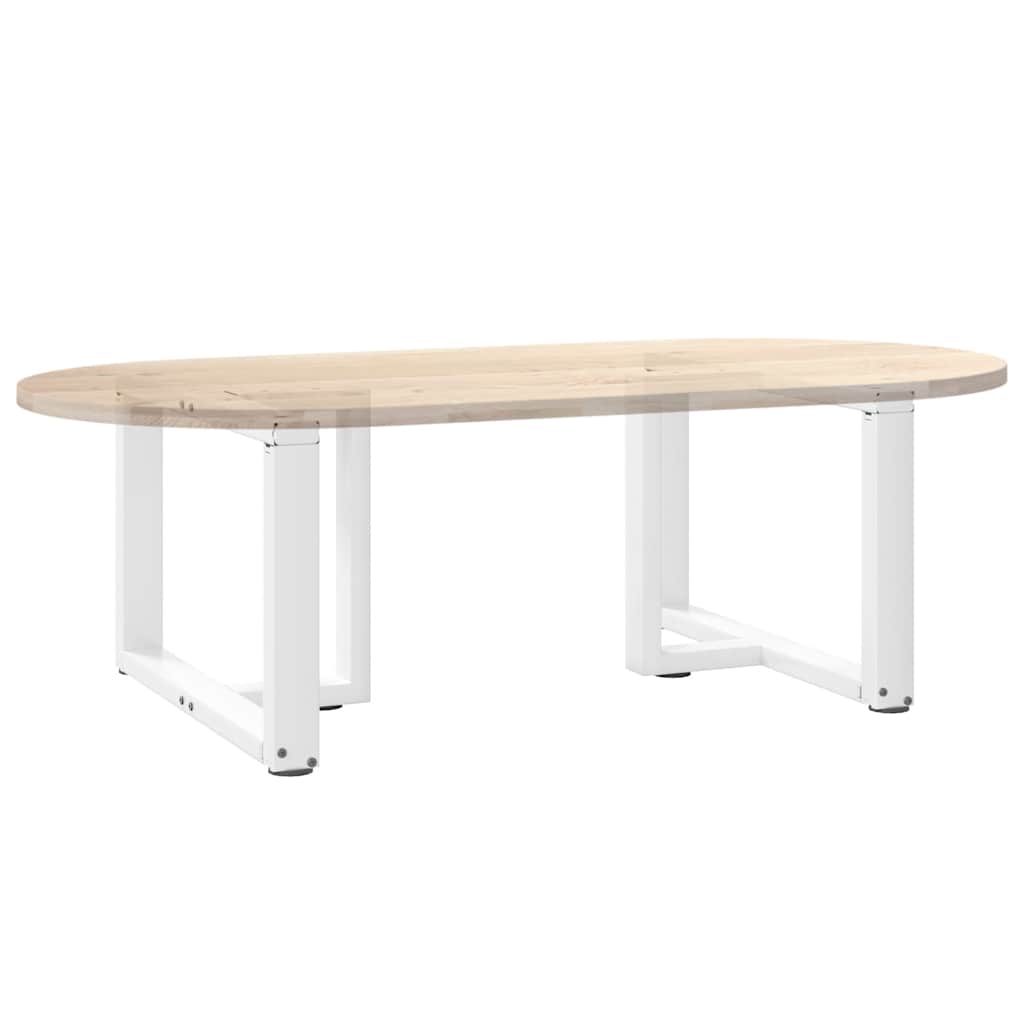 Noge za klub stolić T-oblika 2 kom Bijele 60x25x(42-43) cm Čelik