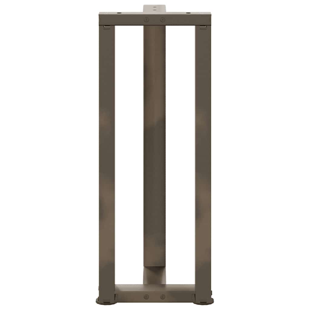 Noge za konzolni stol T-oblika 2 kom Crne 38x25x(72-73) cm Čelik
