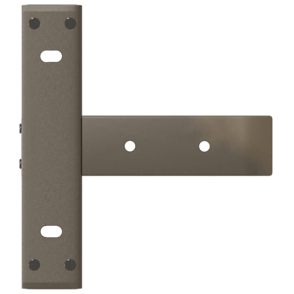 Noge za konzolni stol T-oblika 2 kom Crne 38x25x(72-73) cm Čelik