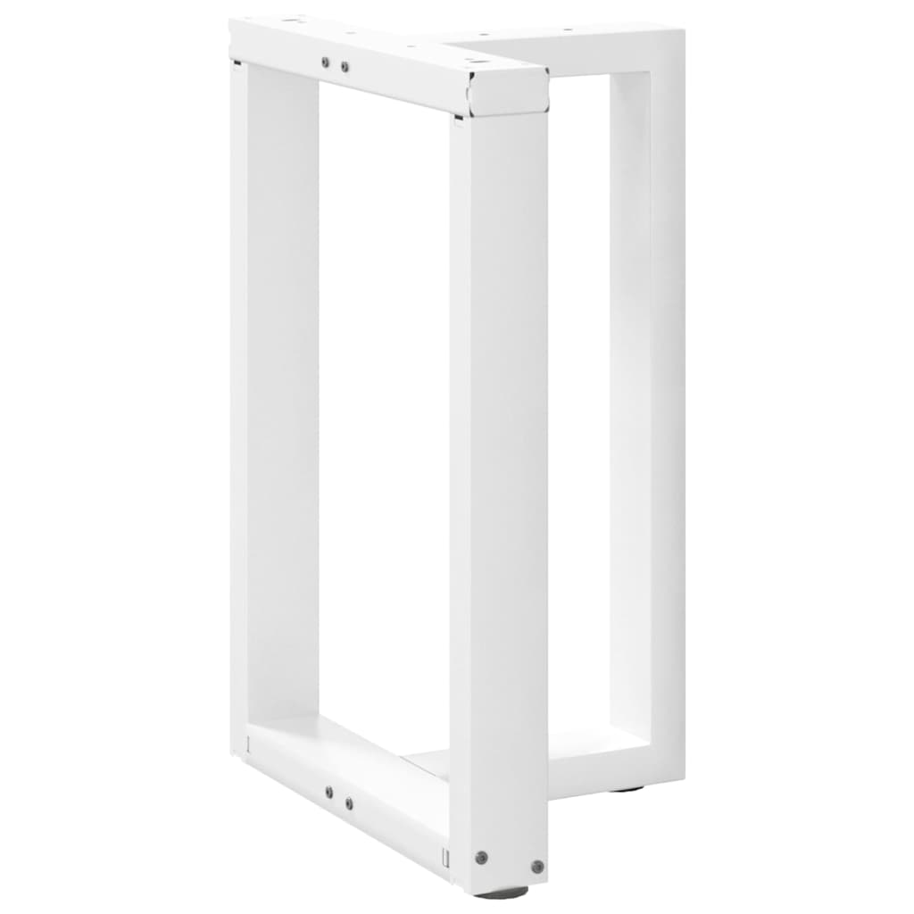 Noge za blagovaonski stol T-oblika 2 kom Bijele 50x35x(72-73) cm Čelik