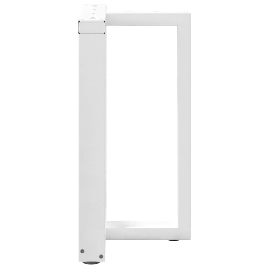 Noge za blagovaonski stol T-oblika 2 kom Bijele 50x35x(72-73) cm Čelik