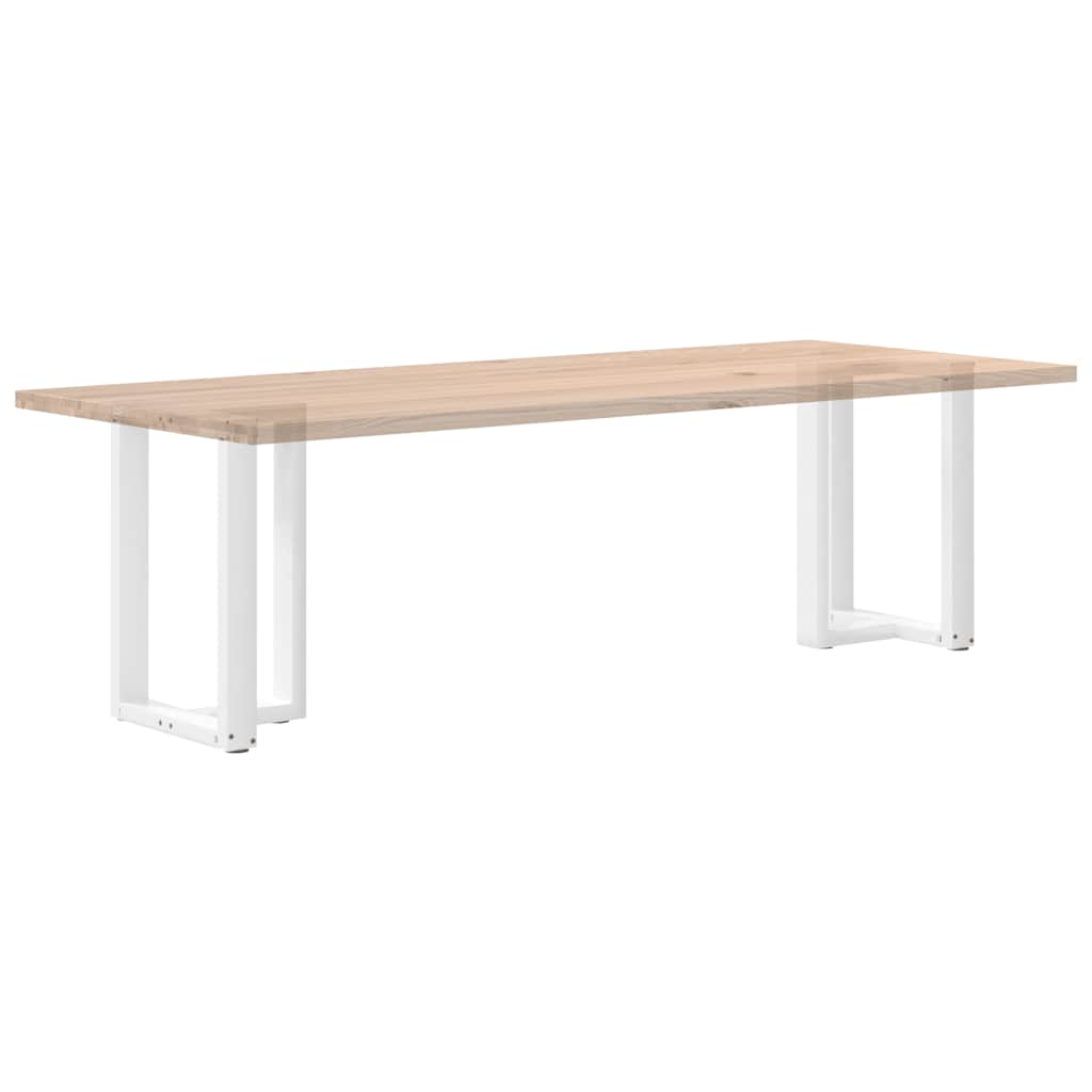 Noge za blagovaonski stol T-oblika 2 kom Bijele 50x35x(72-73) cm Čelik