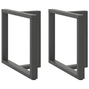 Noge za blagovaonski stol T-oblika 2 kom antracit 80x35x(72-73) cm čelik