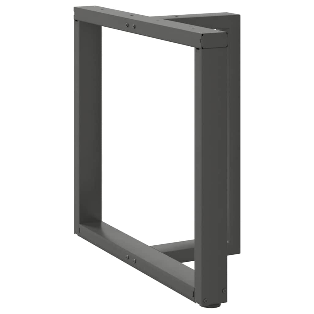 Noge za blagovaonski stol T-oblika 2 kom antracit 80x35x(72-73) cm čelik
