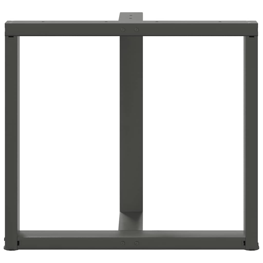 Noge za blagovaonski stol T-oblika 2 kom antracit 80x35x(72-73) cm čelik