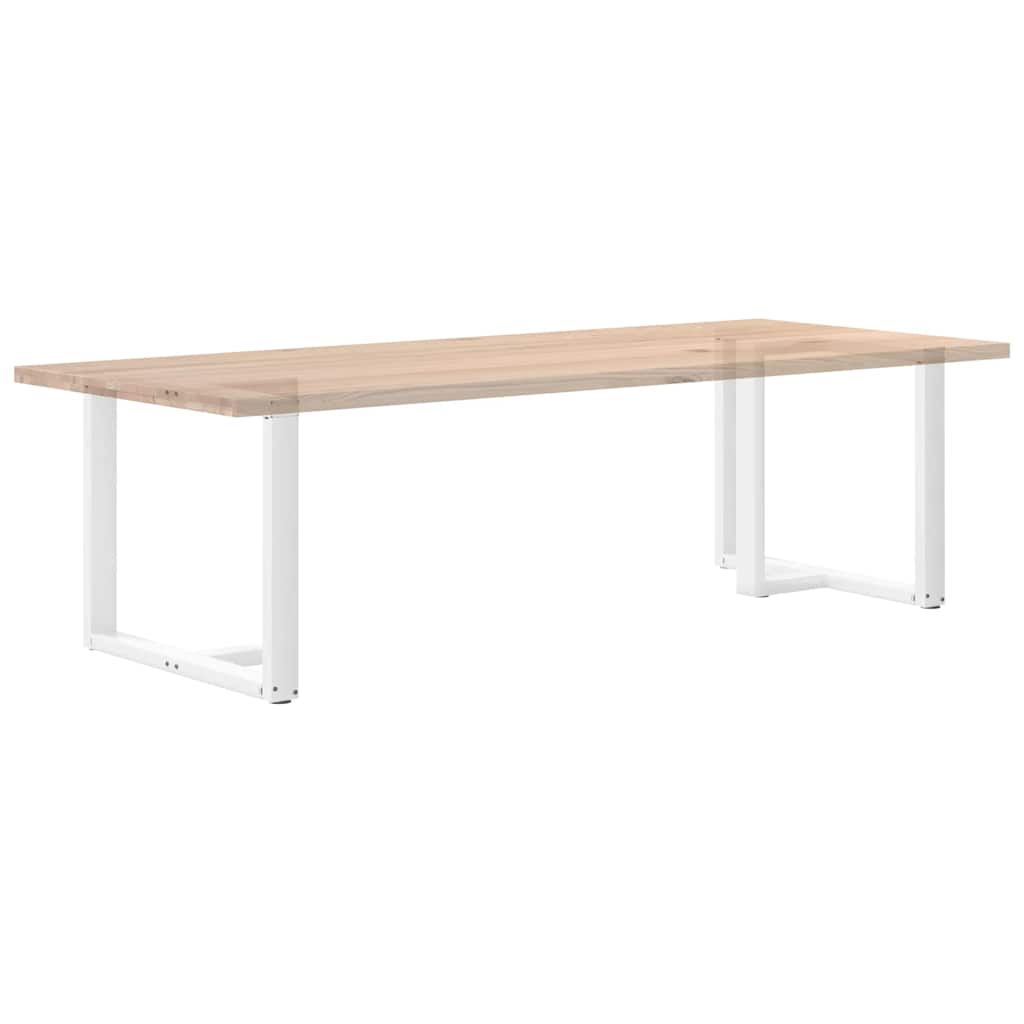 Noge za blagovaonski stol T-oblika 2 kom Bijele 90x35x(72-73) cm Čelik