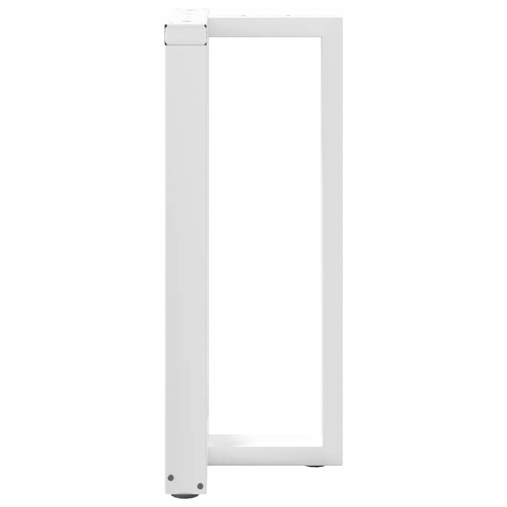 Noge za barski stol T-oblika 2 kom Bijele 40x35x(90-91) cm Čelik