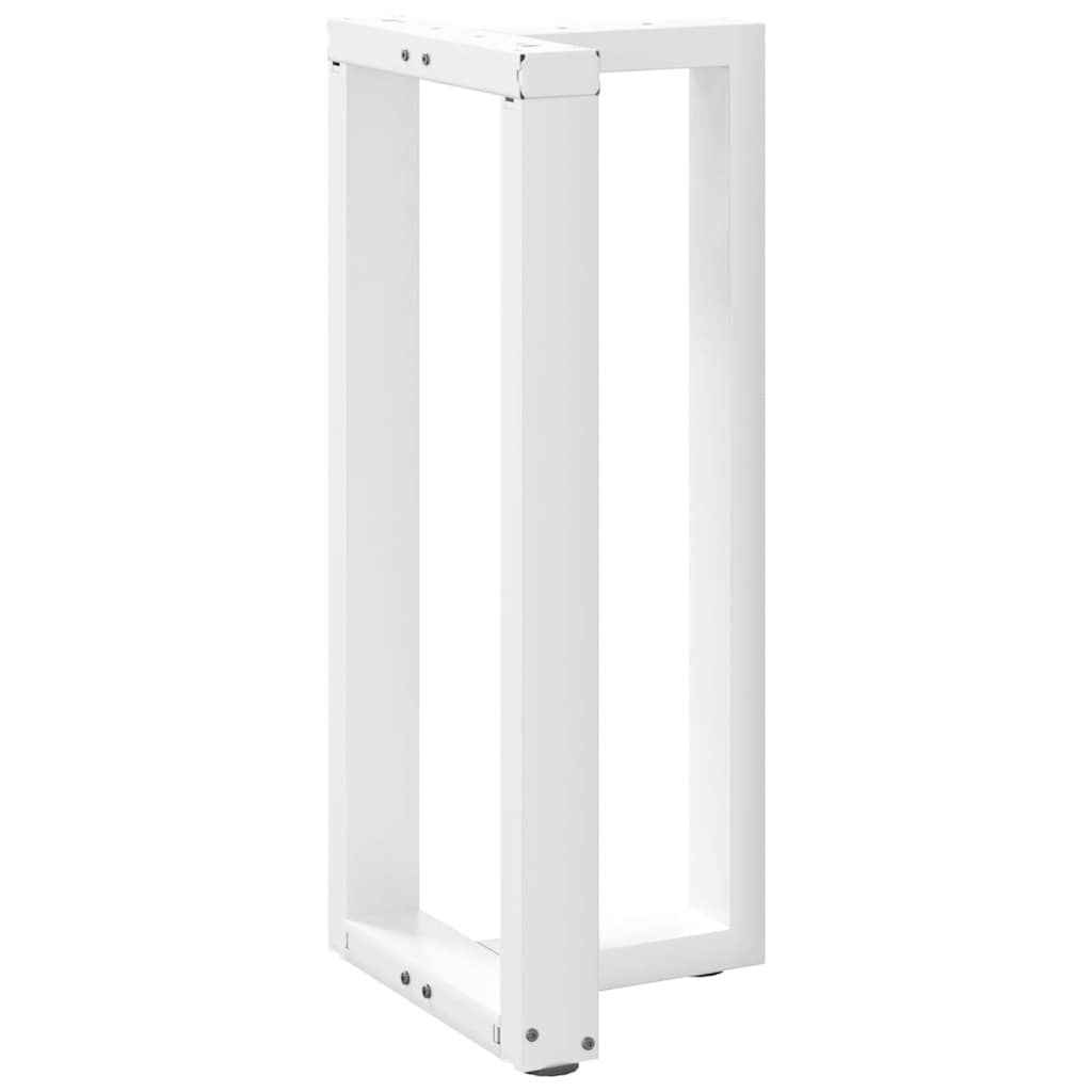 Noge za barski stol T-oblika 2 kom Bijele 50x35x(90-91) cm Čelik