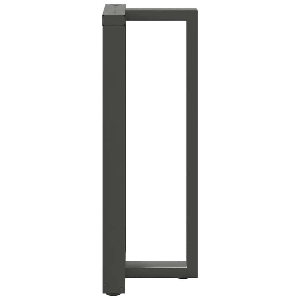 Noge za barski stol T-oblika 2 kom antracit 40x35x(100-101) cm čelik