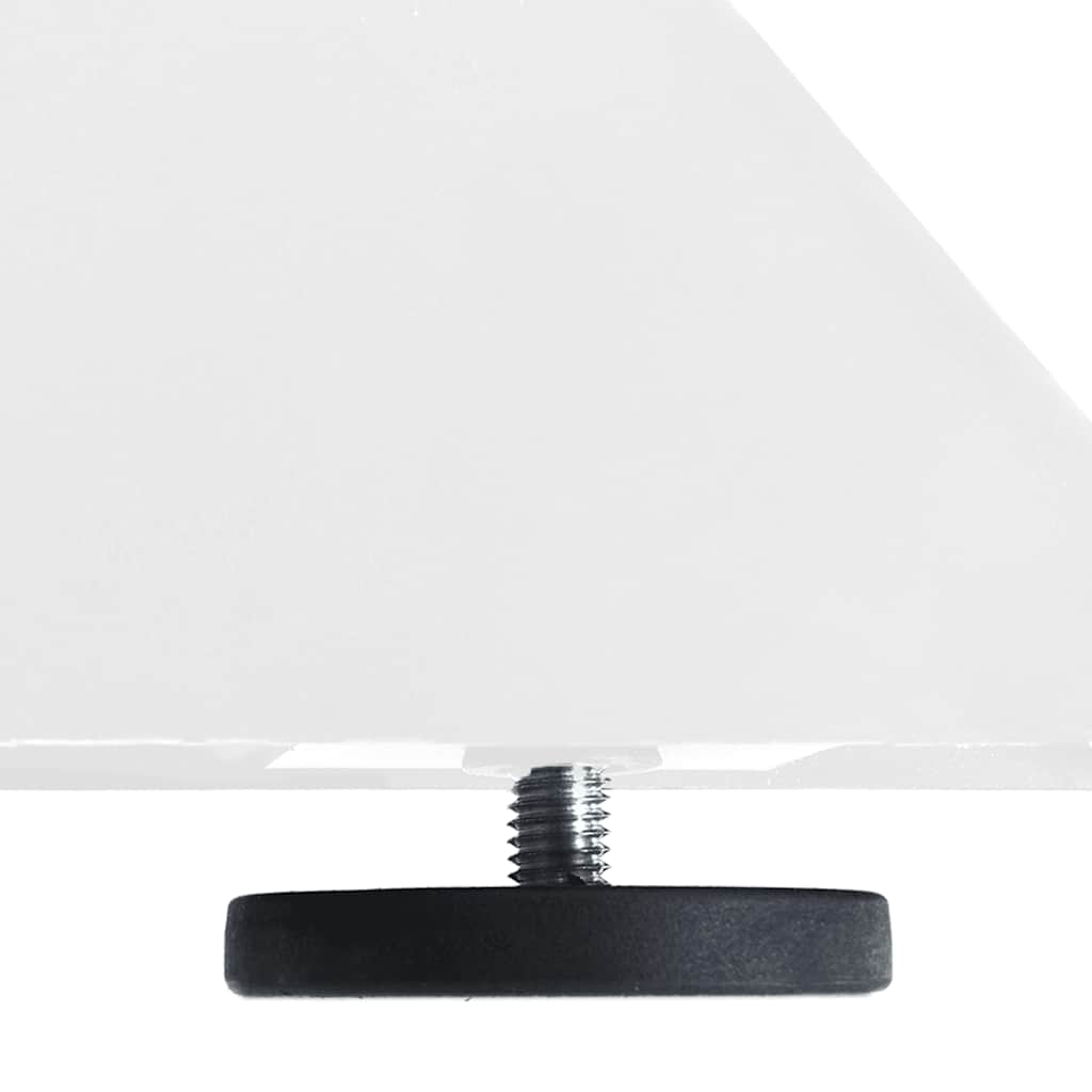 Noga klub stolića u obliku pauka, bijela, 98x58x(42-43) cm, čelik