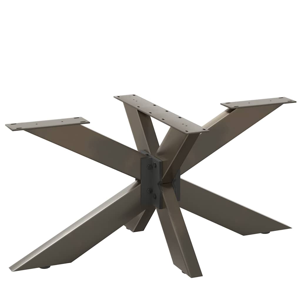 Noga stolića za kavu u obliku pauka crna 98x58x(42-43) cm čelik