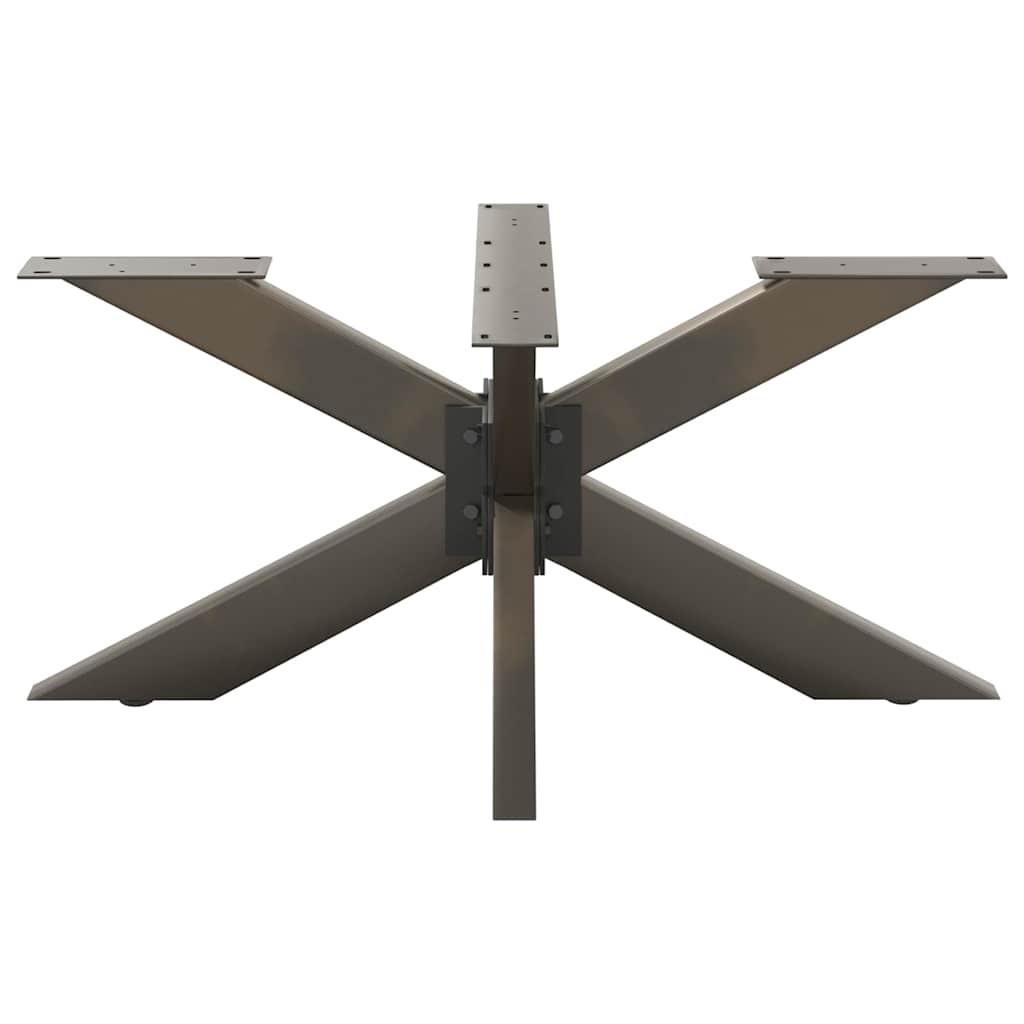 Noga stolića za kavu u obliku pauka crna 98x58x(42-43) cm čelik