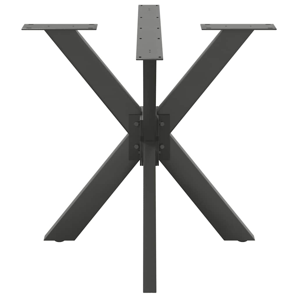 Noge blagovaonskog stola u obliku pauka antracit 85x85x(72-73) cm čelik