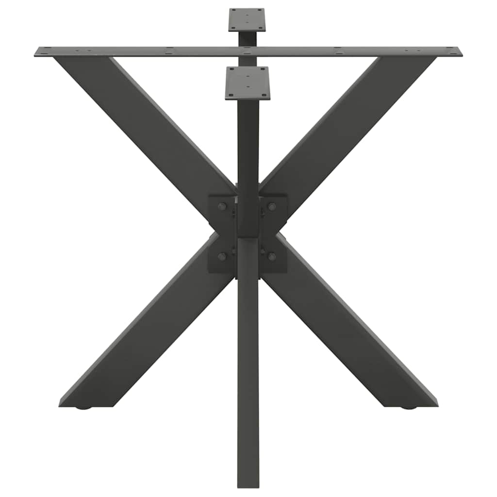 Noge blagovaonskog stola u obliku pauka antracit 85x85x(72-73) cm čelik