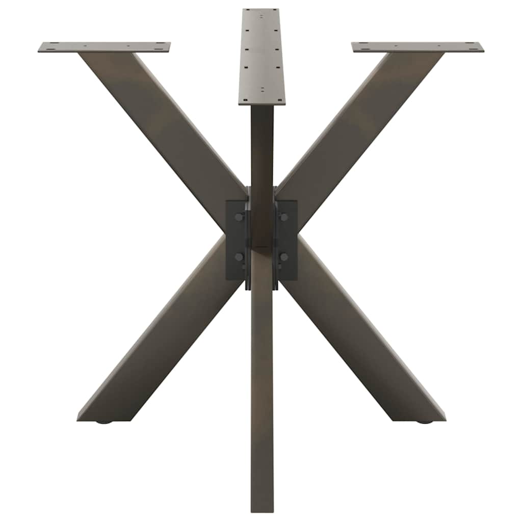 Noge blagovaonskog stola u obliku pauka crne 85x85x(72-73) cm čelik