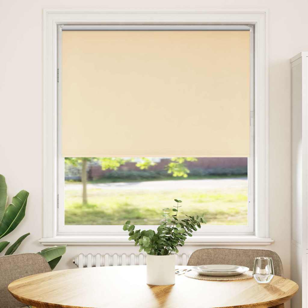 Rolo zavjesa Blackout Bež 115x130 cm Širina tkanine 110,7 cm