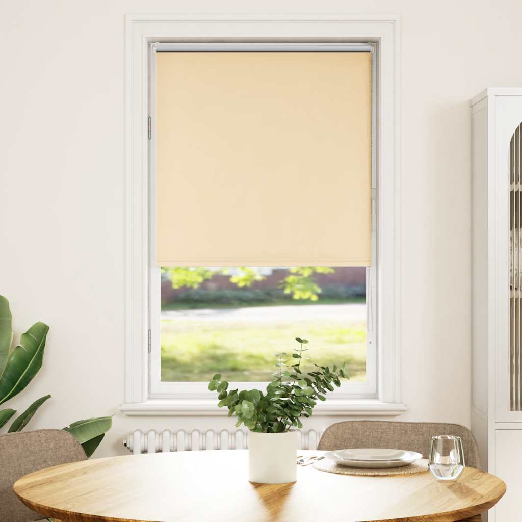 Rolo zavjesa Blackout Bež 80x150 cm Širina tkanine 75,7 cm