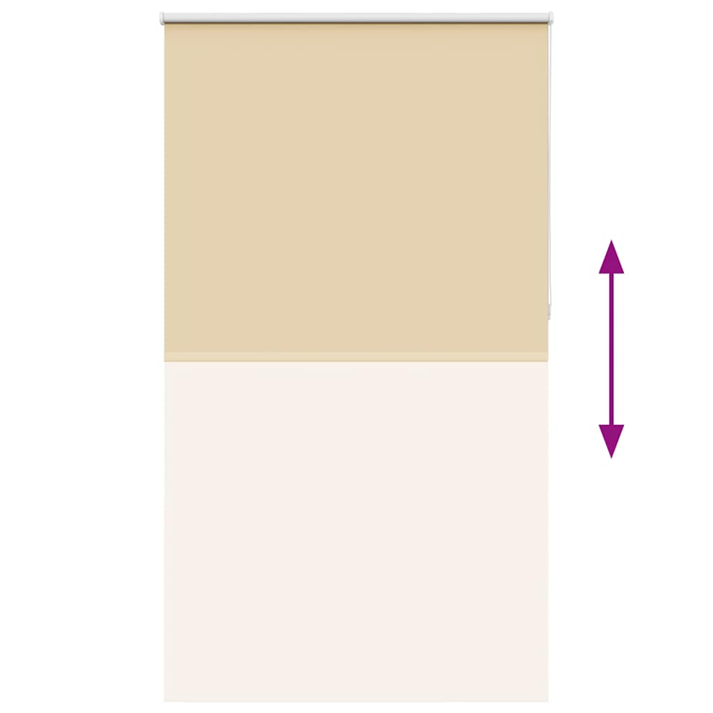 Rolo zavjesa Blackout Bež 130x210 cm Širina tkanine 126,6 cm