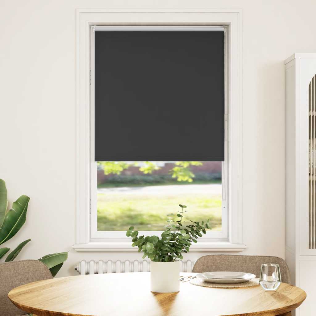 Rolo zavjesa Blackout Black 80x150 cm Širina tkanine 75,7 cm