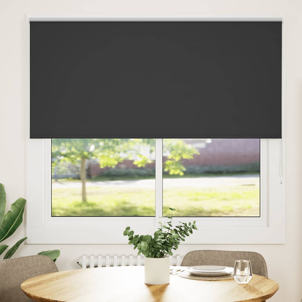 Rolo zavjesa Blackout Black 165x150 cm Širina tkanine 161,6 cm