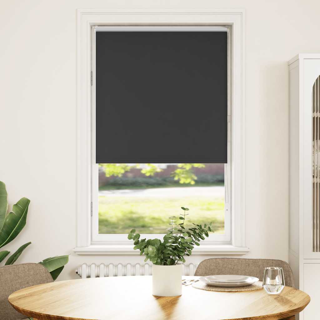 Rolo zavjesa Blackout Black 80x175 cm Širina tkanine 75,7 cm