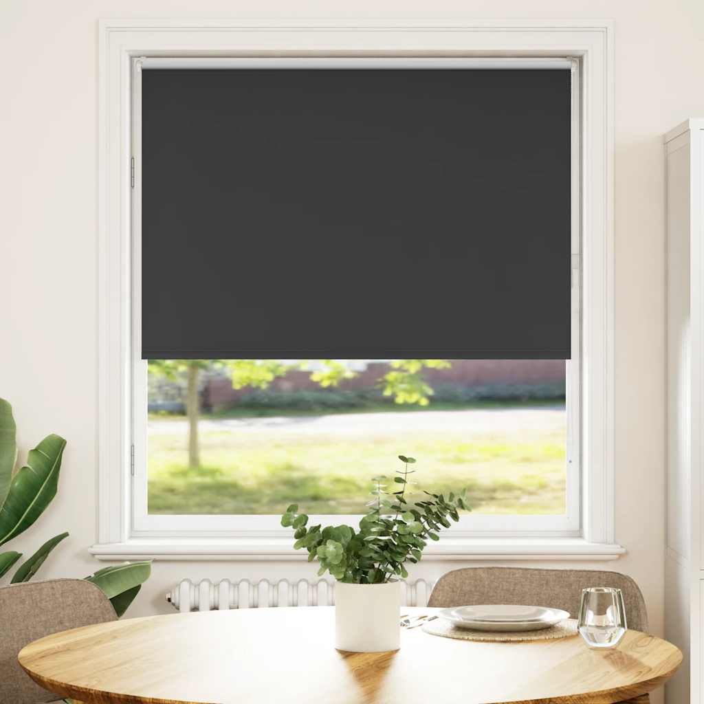 Rolo zavjesa Blackout Black 90x175 cm Širina tkanine 85,7 cm