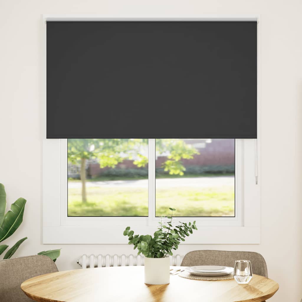 Rolo zavjesa Blackout Black 120x175 cm Širina tkanine 116,6 cm