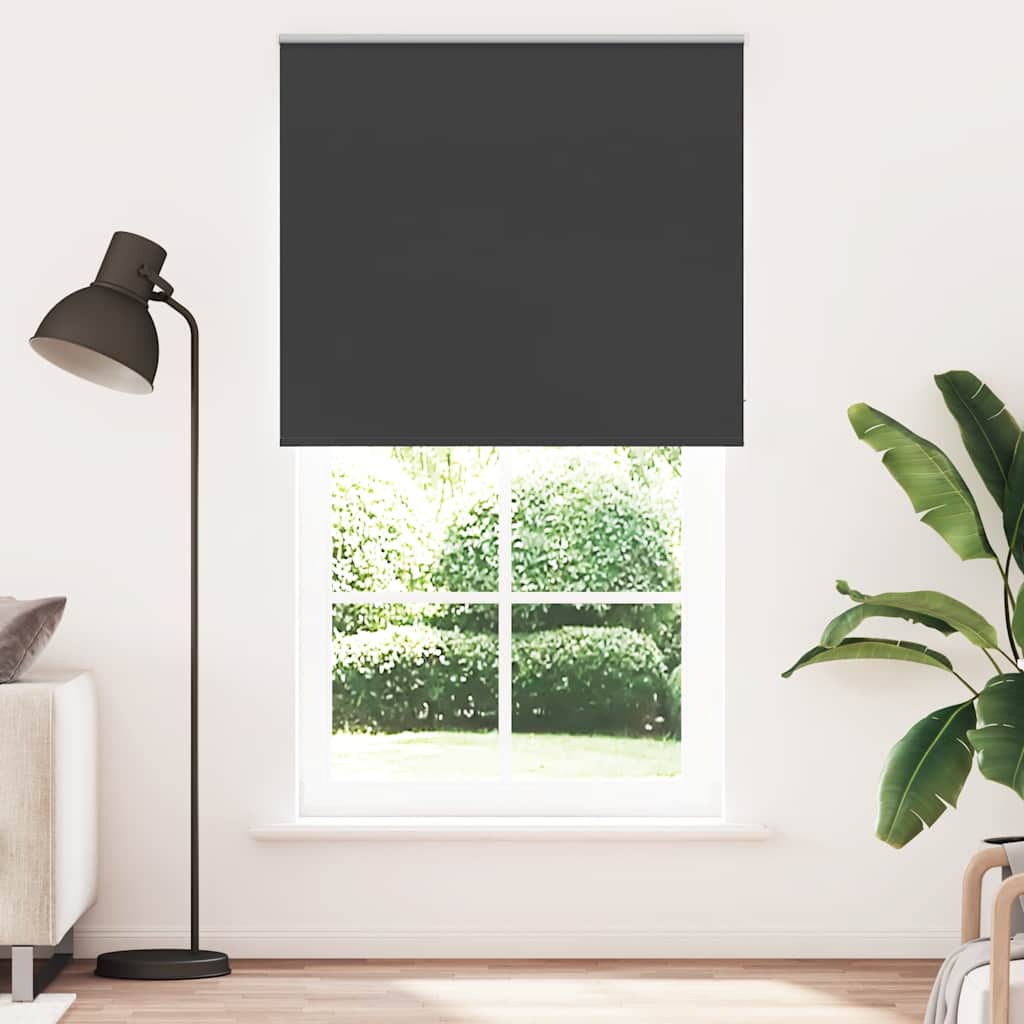Rolo zavjesa Blackout Black 135x210 cm Širina tkanine 131,6 cm