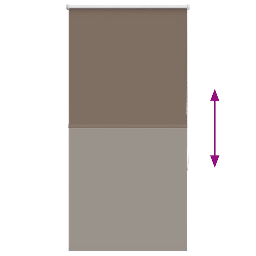 Rolo zavjesa Blackout Coffee 75x130 cm Širina tkanine 70,7 cm