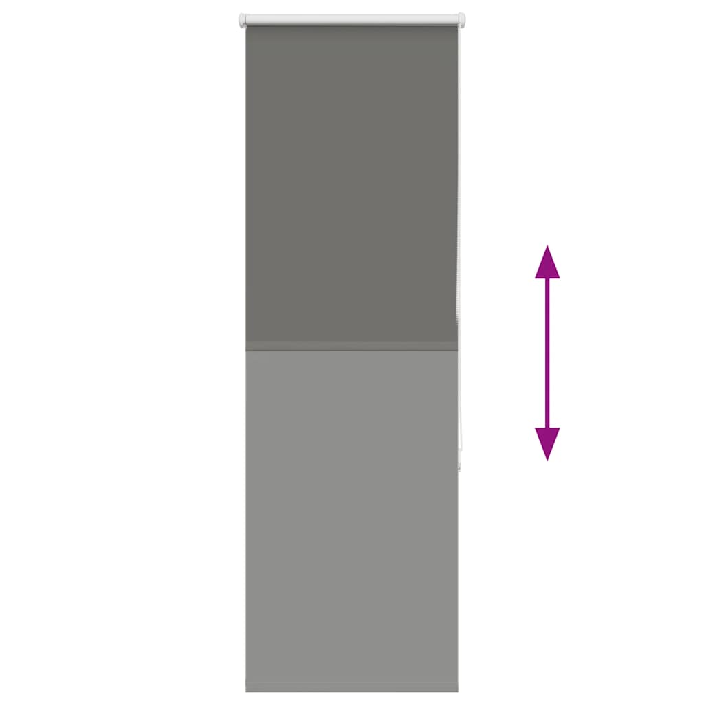 Rolo zavjesa Blackout siva 45x130 cm Širina tkanine 40,7 cm
