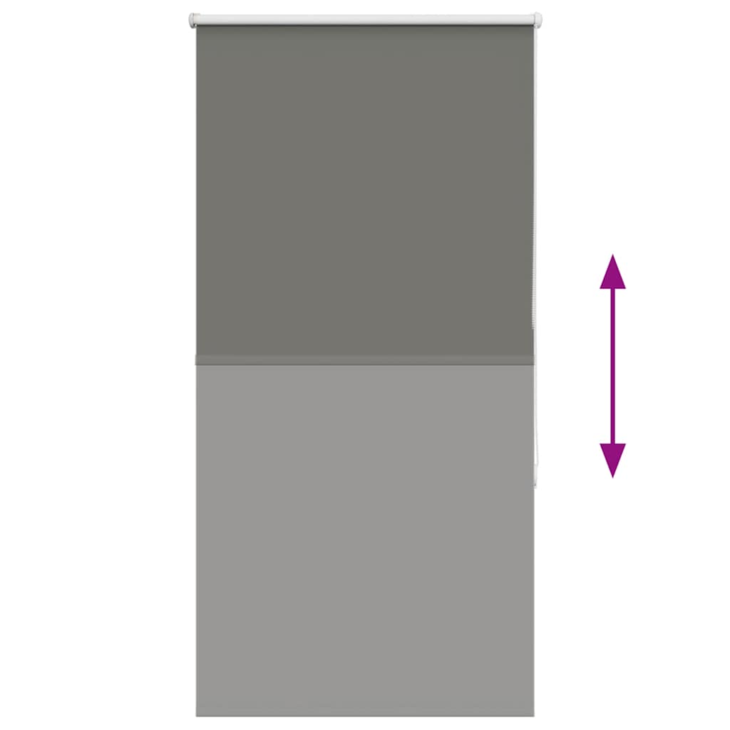 Rolo zavjesa Blackout siva 75x130 cm Širina tkanine 70,7 cm