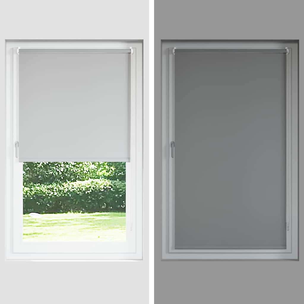 Rolo zavjesa Blackout siva 80x150 cm Širina tkanine 75,7 cm
