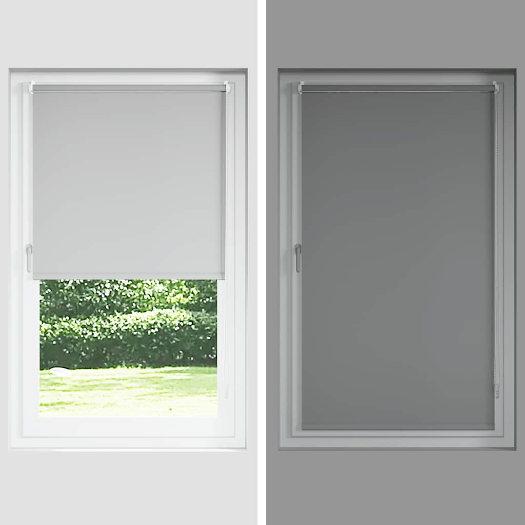 Rolo zavjesa Blackout siva 80x175 cm Širina tkanine 75,7 cm
