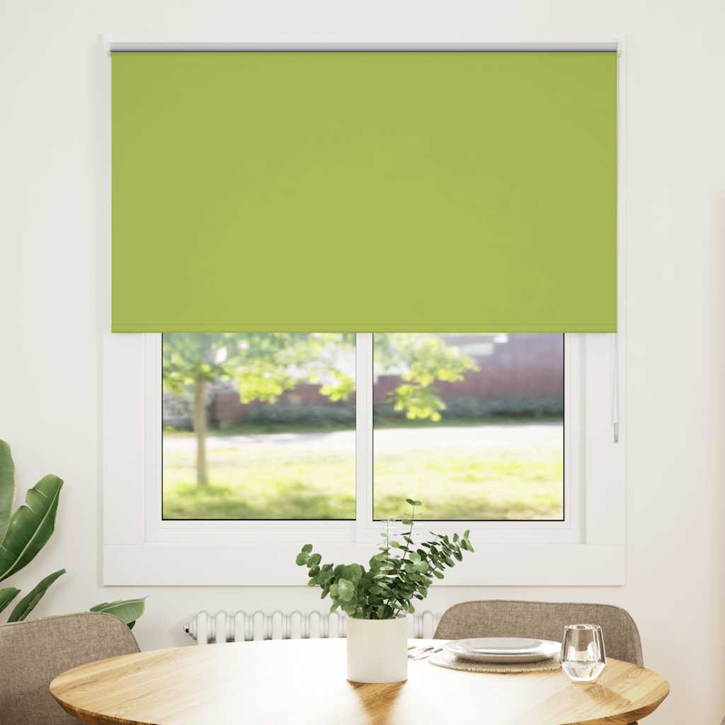 Rolo zavjesa Blackout Zeleno lišće 125x150 cm Širina tkanine