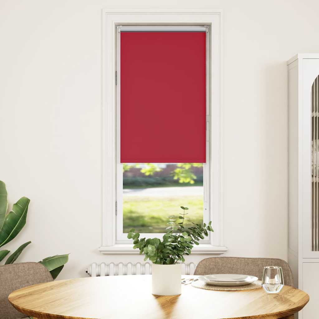 Rolo zavjesa za zamračivanje crvena 40x150 cm Širina tkanine 35,7 cm Poliester
