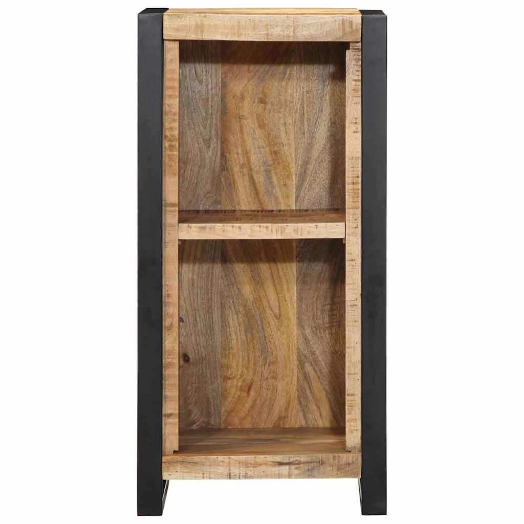 Noćni ormar s policom Smeđa 40 x 30 x 80 cm Čvrsto drvo manga