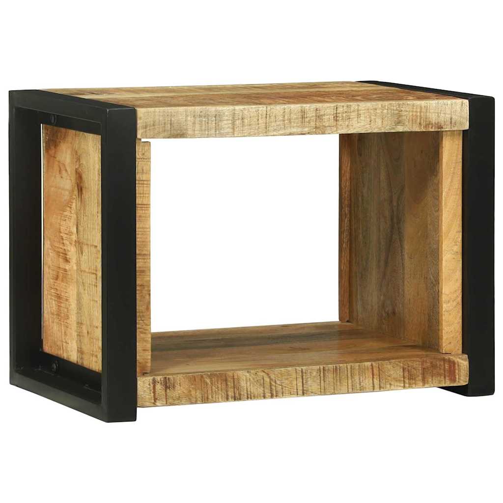 Zidna Kocka s pohranom Smeđa 55 x 35 x 40 cm Čvrsto drvo manga