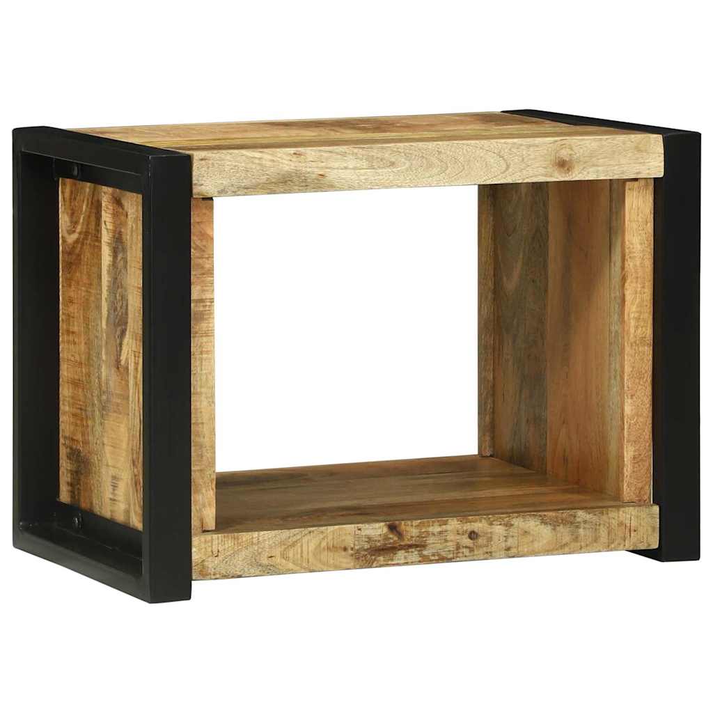 Zidna Kocka s pohranom Smeđa 55 x 35 x 40 cm Čvrsto drvo manga