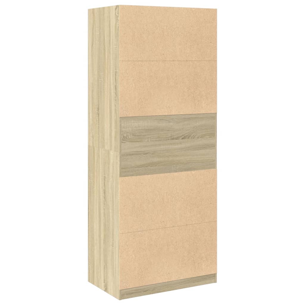 Ormar boja hrasta sonome 80x50x200 cm od konstruiranog drva