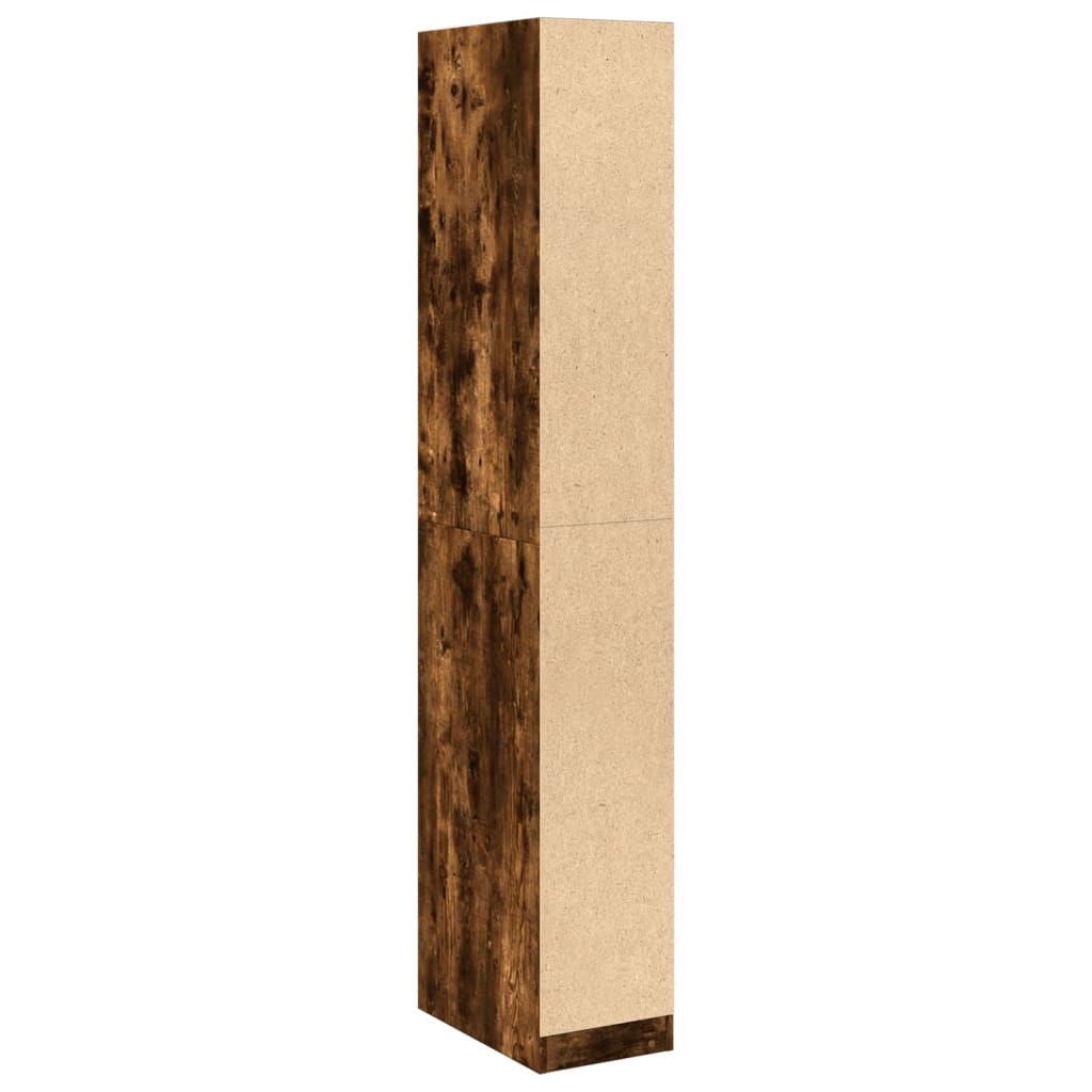 Ormar boja dimljenog hrasta 30x50x200 cm od konstruiranog drva
