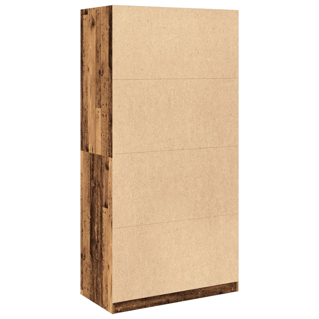 Ormar boja staro drvo 100 x 50 x 200 cm od konstruiranog drva