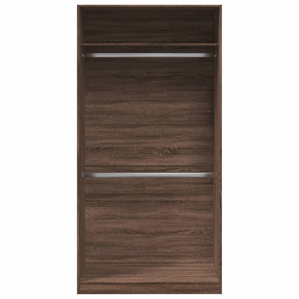 Ormar boja smeđeg hrasta 100 x 50 x 200 cm konstruirano drvo