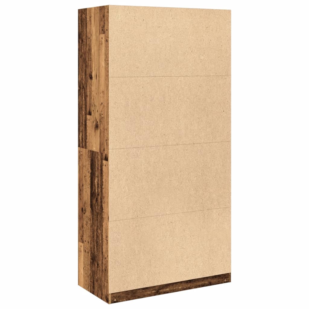 Ormar boja staro drvo 100 x 50 x 200 cm od konstruiranog drva