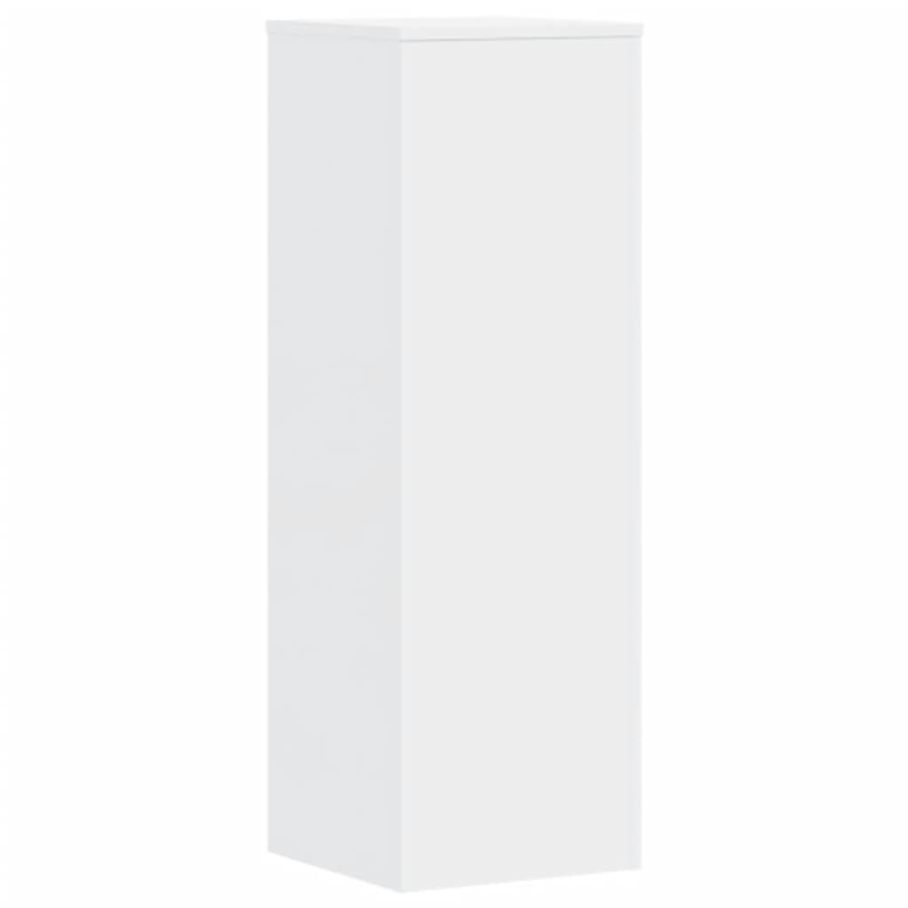 Stalci za biljke 2 kom bijeli 33x33x100 cm konstruirano drvo