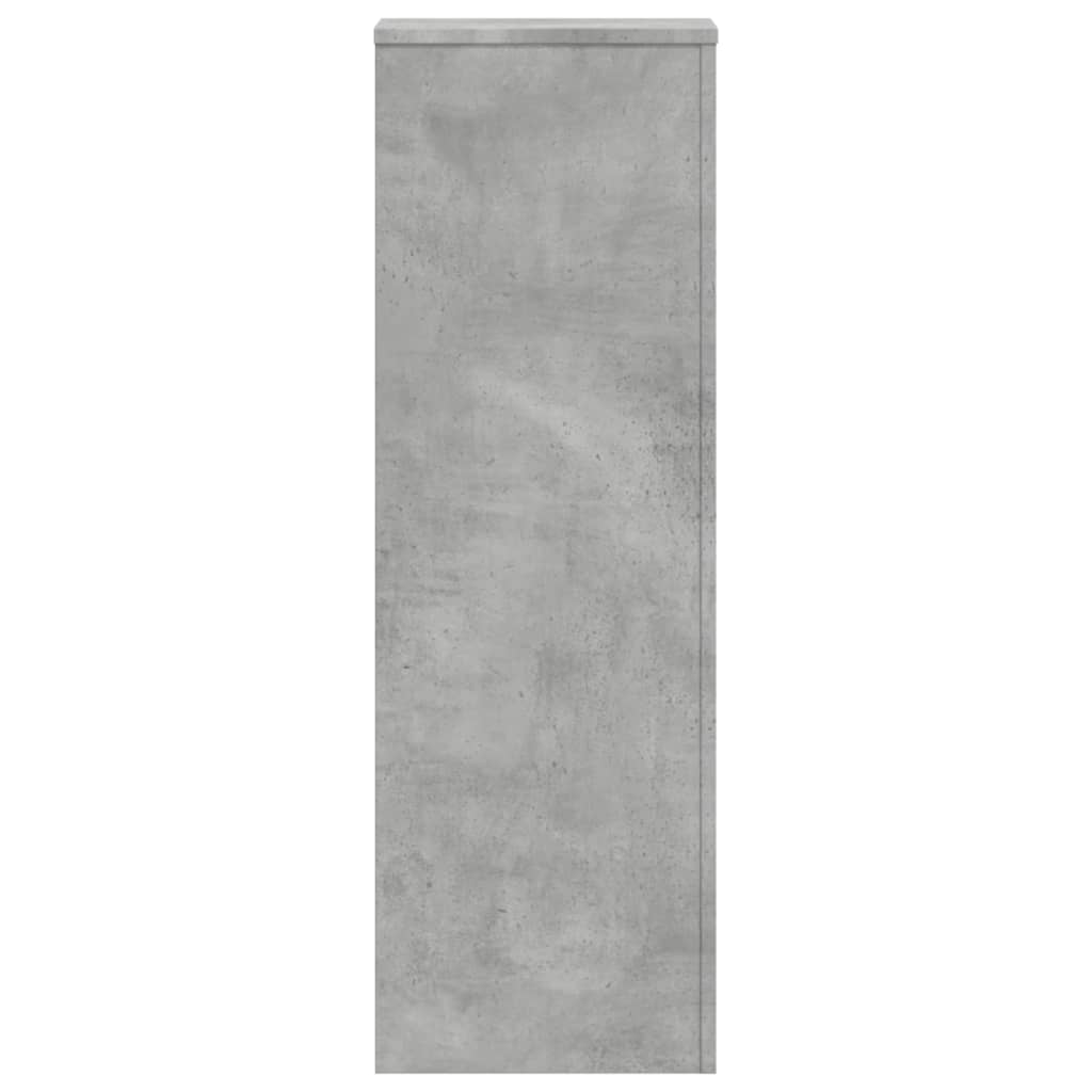 Stalci za biljke 2 kom siva boja betona 33 x 33 x 100 cm drveni