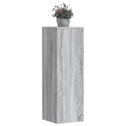 Stalci za biljke 2 kom siva boja hrasta 33 x 33 x 100 cm drveni